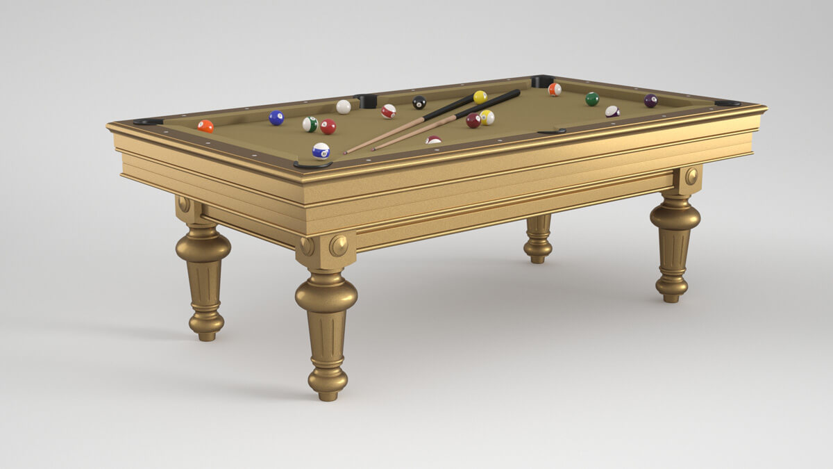 Billard Luxe Amboise gold