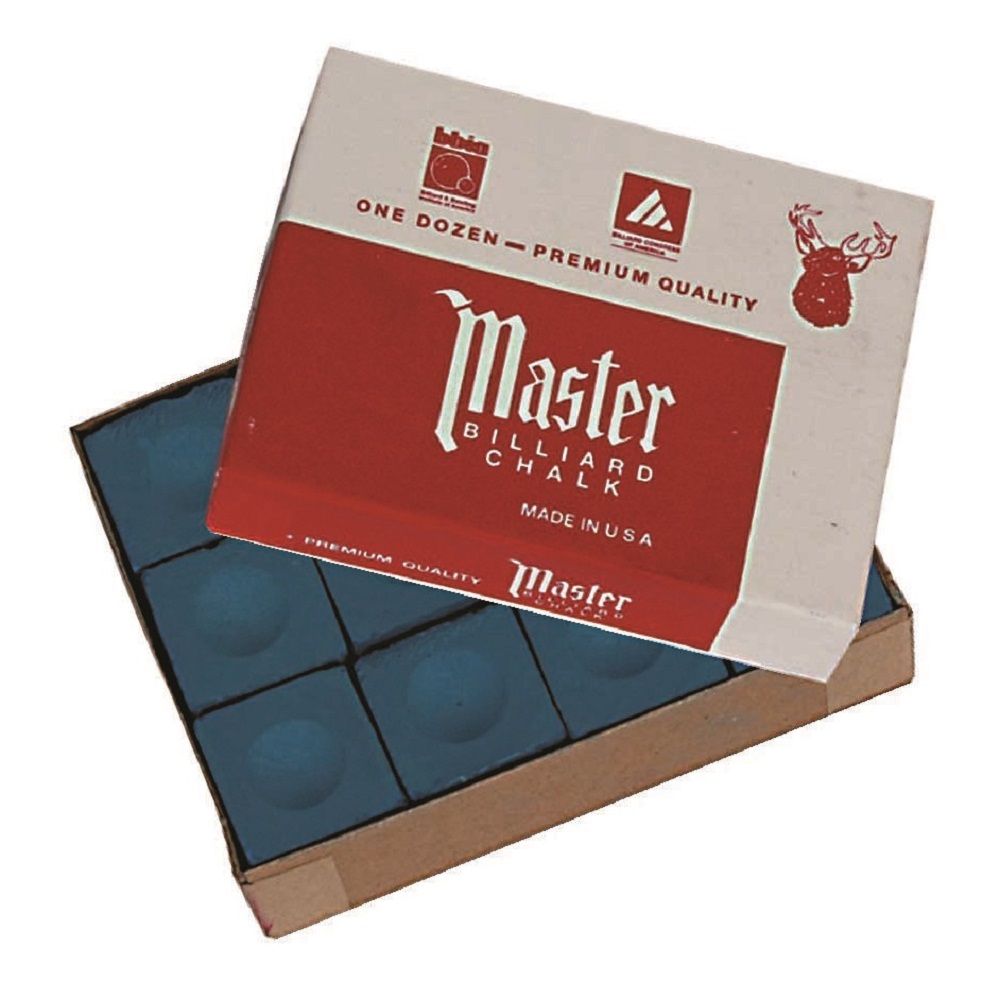 Craie de billard Master bleue (2pcs)